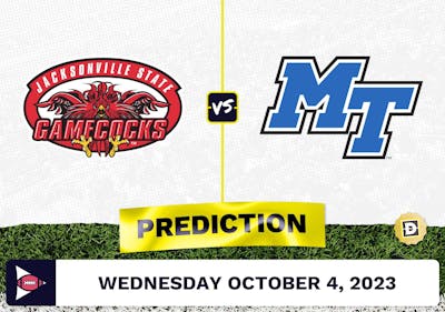 Jacksonville State vs. Middle Tennessee CFB Prediction and Odds - October 4, 2023