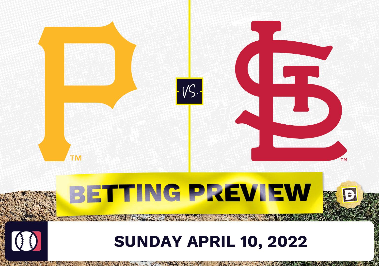 Pirates vs. Cardinals Prediction and Odds - Apr 10, 2022