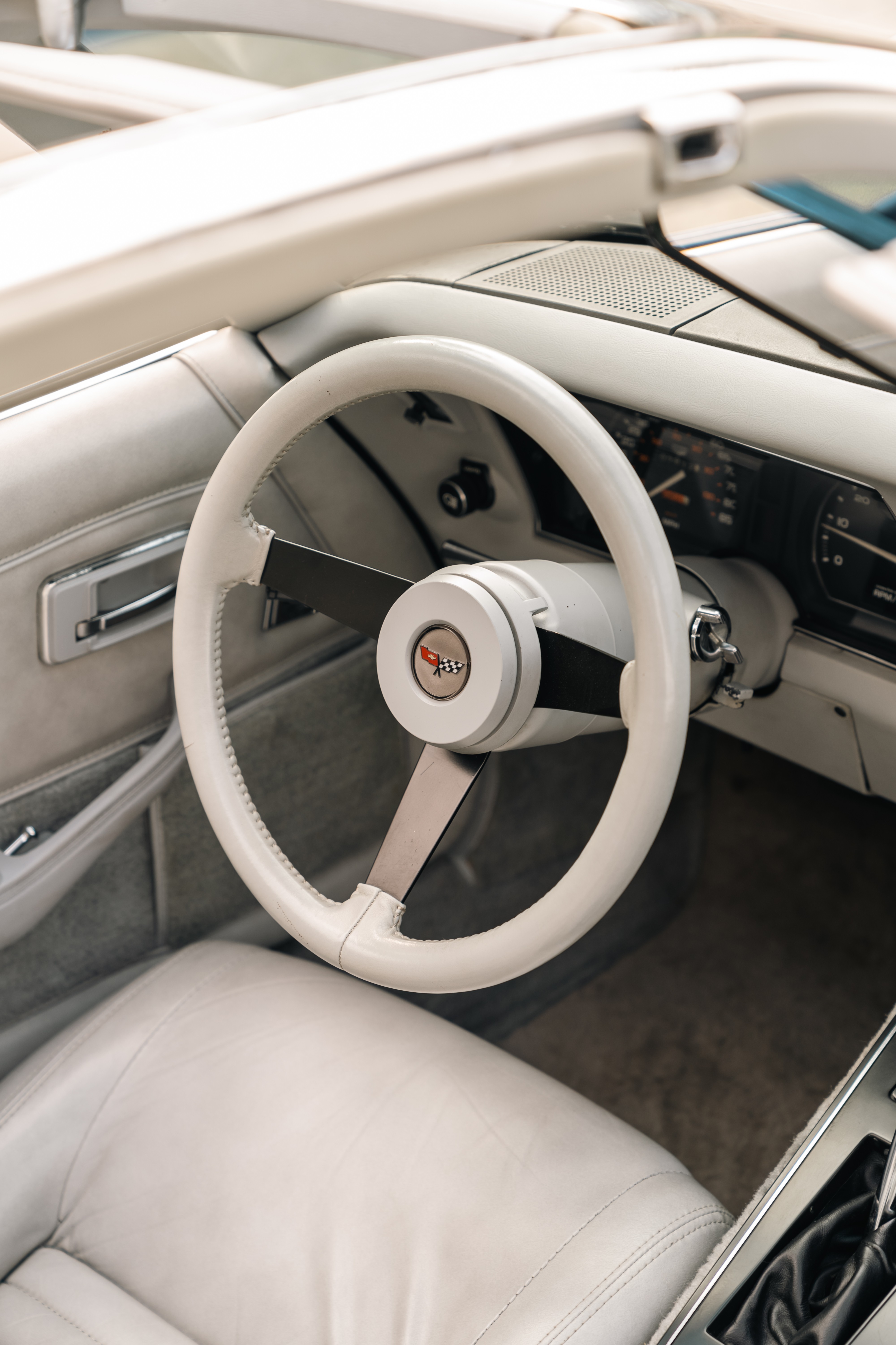 1983 Chevrolet Corvette interior in Dripping Springs, TX.