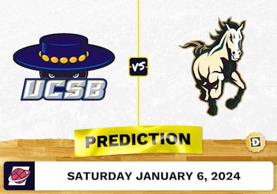 UC Santa Barbara vs. Cal Poly Prediction, Odds, College Basketball Picks  [1/6/2024]