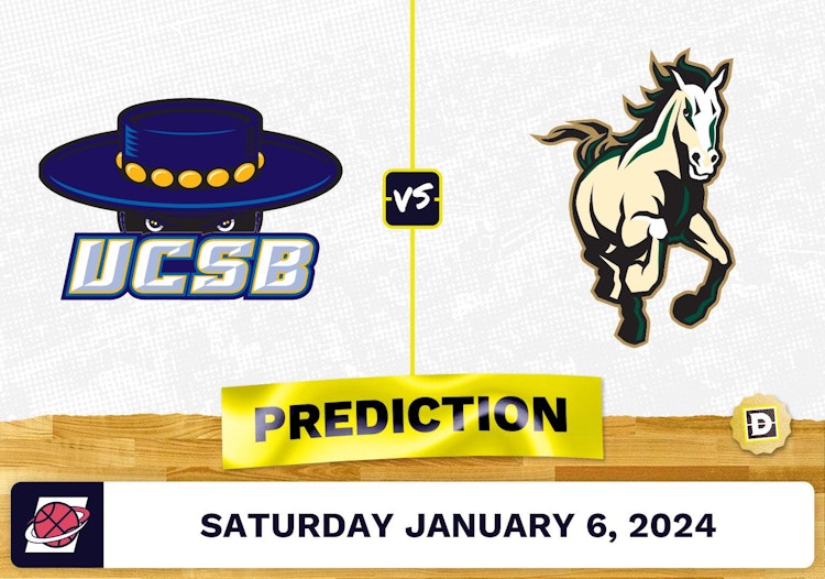 UC Santa Barbara vs. Cal Poly Prediction, Odds, College Basketball Picks  [1/6/2024]