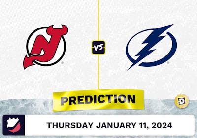 New Jersey Devils vs. Tampa Bay Lightning Prediction, Odds, NHL Picks [1/11/2024]