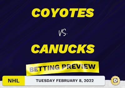 Coyotes vs. Canucks Predictions and Odds - Feb 8, 2022
