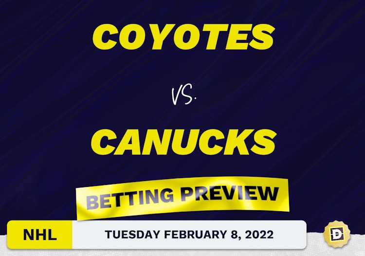 Coyotes vs. Canucks Predictions and Odds - Feb 8, 2022