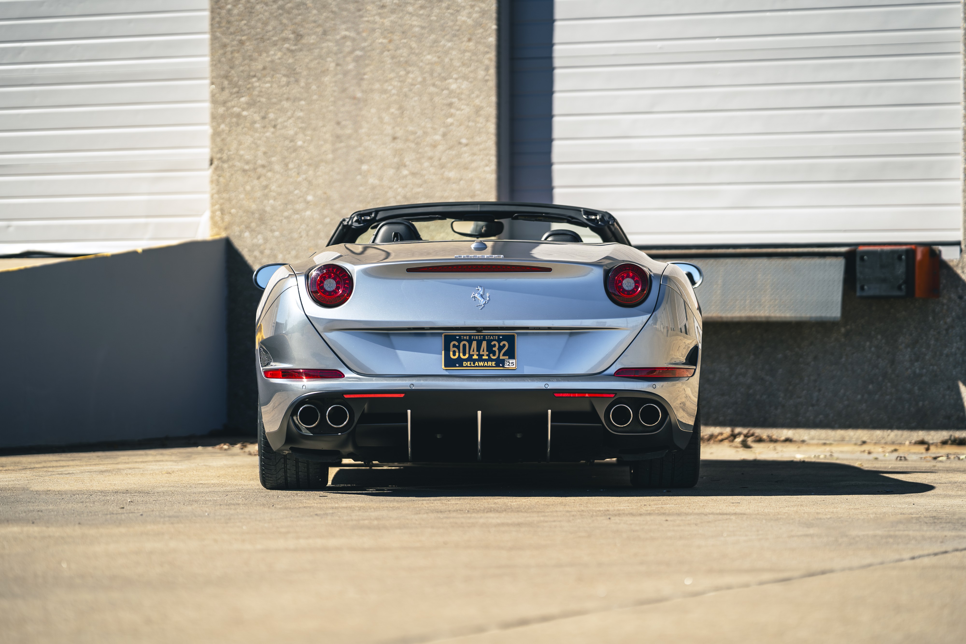 2016 Ferrari California T in Silver at Petrol Lounge in Austin, TX.