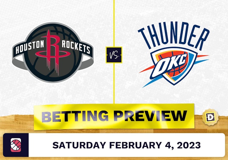 Rockets vs. Thunder Prediction and Odds - Feb 4, 2023