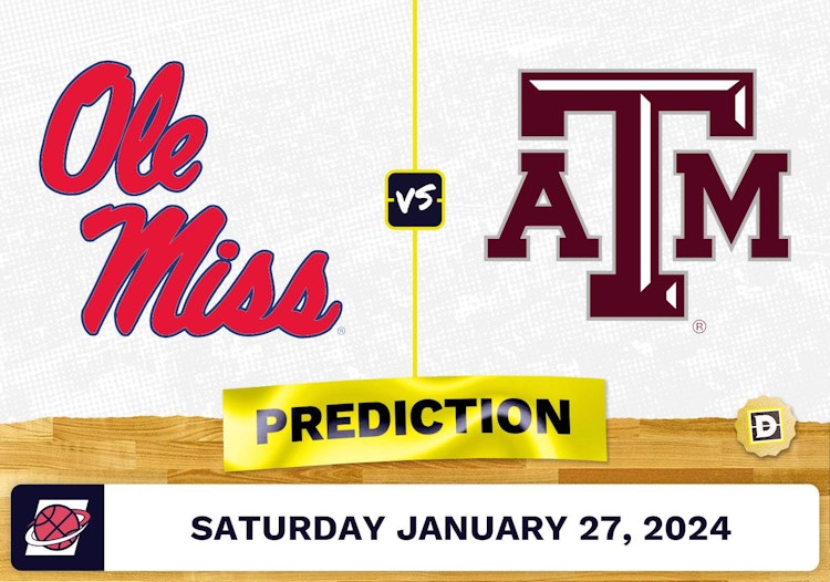 Ole Miss vs. Texas A&M Prediction, Odds, College Basketball Picks [1/27/2024]