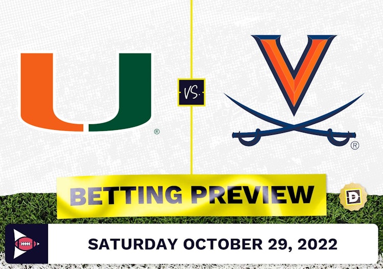 Miami Florida vs. Virginia CFB Prediction and Odds - Oct 29, 2022