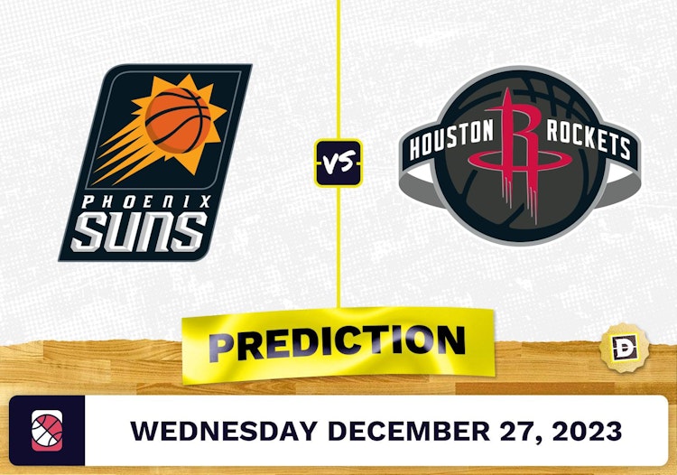 Phoenix Suns vs. Houston Rockets Prediction, Odds, NBA Picks  [12/27/2023]