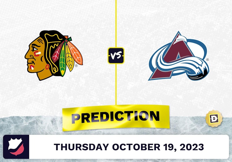 Blackhawks vs. Avalanche Prediction and Odds - October 19, 2023