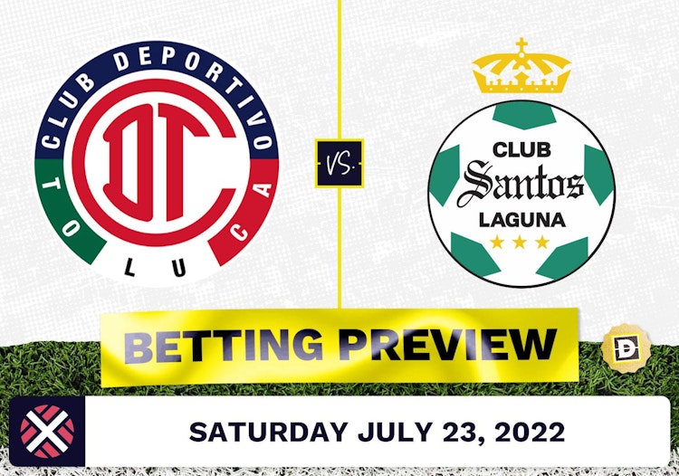 Toluca vs. Santos Laguna Prediction and Odds - Jul 23, 2022