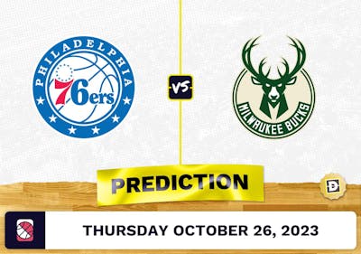 76ers vs. Bucks Prediction and Odds - October 26, 2023