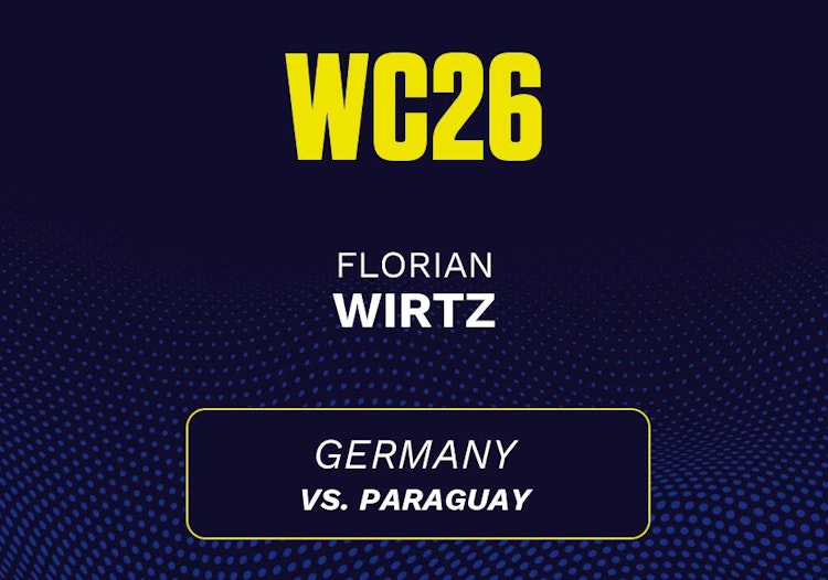 Florian Wirtz projected stats for Tuesday, June 30, 2026.