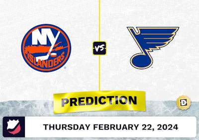 NY Islanders vs. St. Louis Blues Prediction, Odds, NHL Picks [2/22/2024]