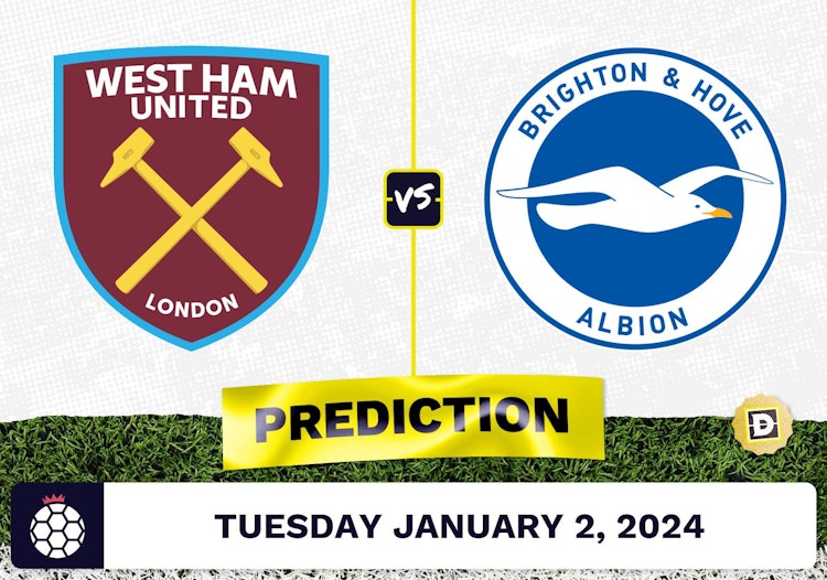 West Ham vs. Brighton Prediction, Odds, Premier League Picks  [1/2/2024]