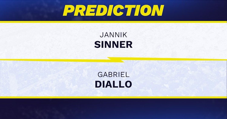 Jannik Sinner vs Gabriel Diallo Tennis Prediction.