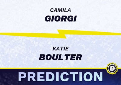 Camila Giorgi vs. Katie Boulter Prediction, Odds, Picks for WTA Indian Wells 2024