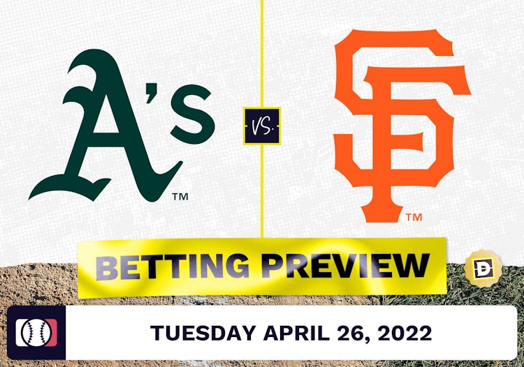 Athletics vs. Giants Prediction and Odds - Apr 26, 2022