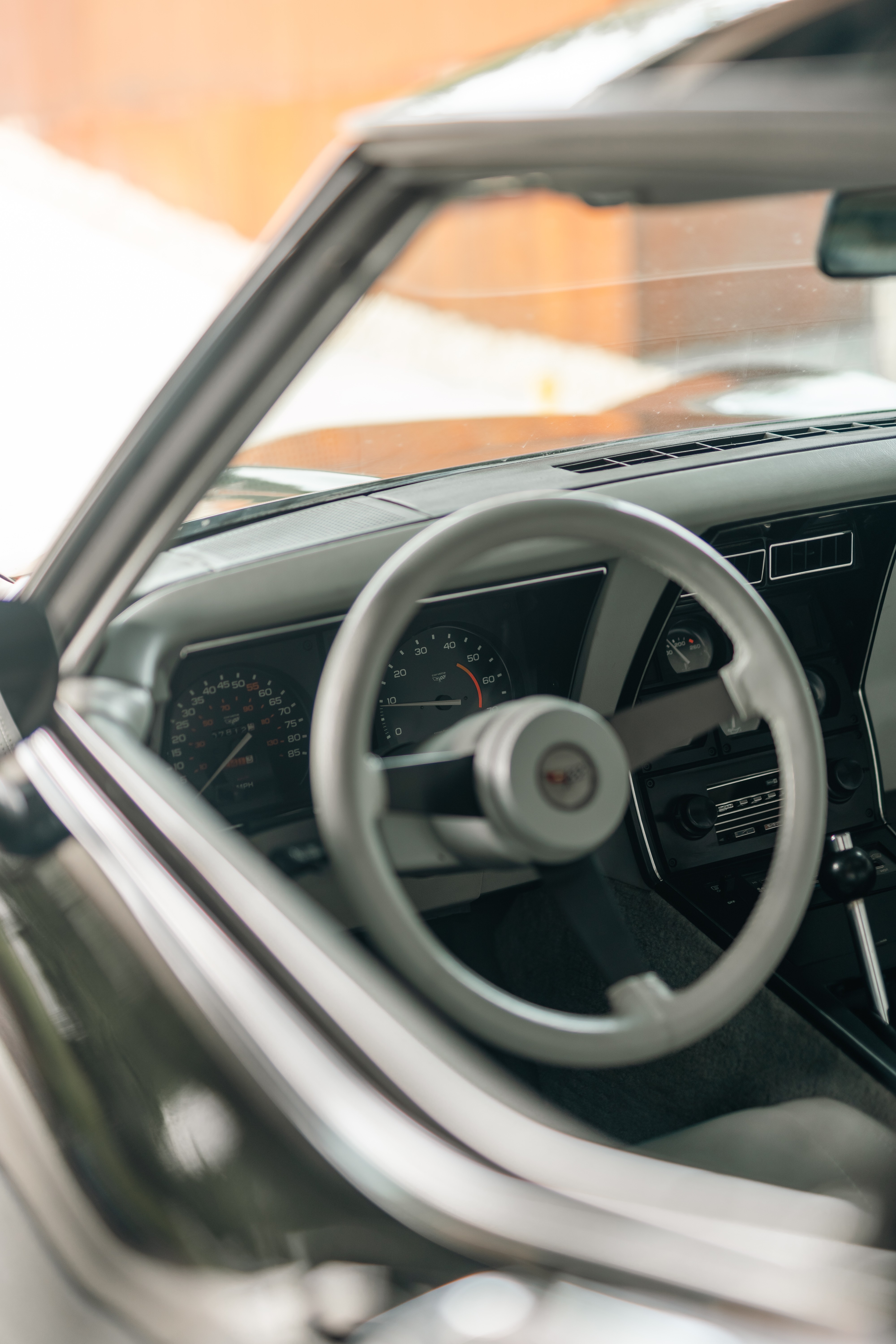 1983 Chevrolet Corvette gauge cluster in Dripping Springs, TX.