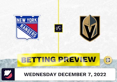 Rangers vs. Golden Knights Prediction and Odds - Dec 7, 2022