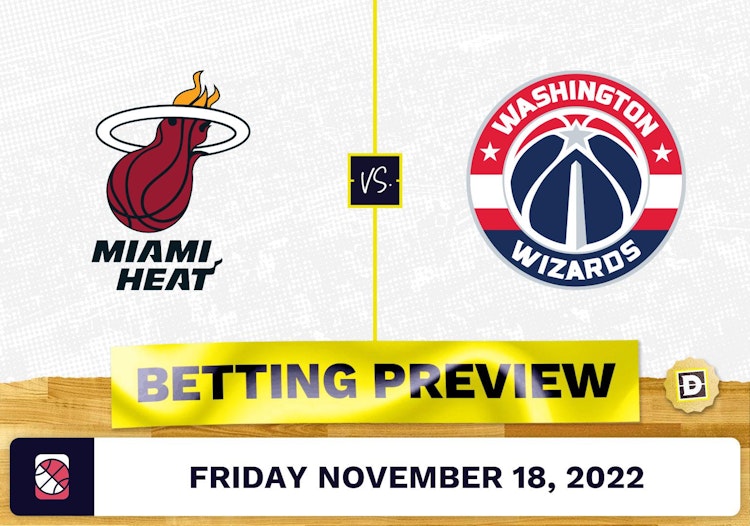 Heat vs. Wizards Prediction and Odds - Nov 18, 2022