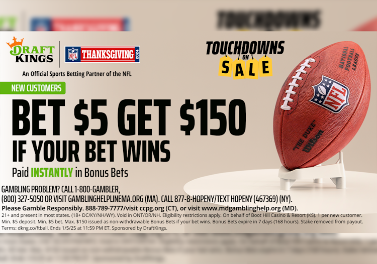 New $150 Black Friday DraftKings Promo Code Offers Now Available for Monday Night Football