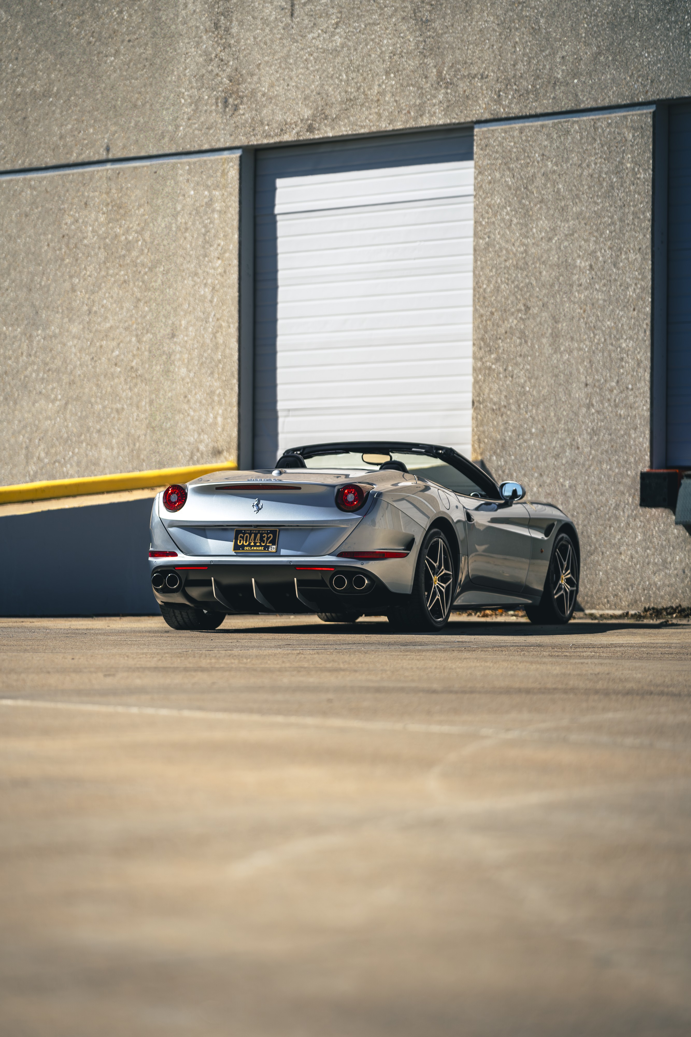 2016 Ferrari California T in Silver at Petrol Lounge in Austin, TX.