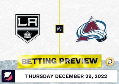 Kings vs. Avalanche Prediction and Odds - Dec 29, 2022