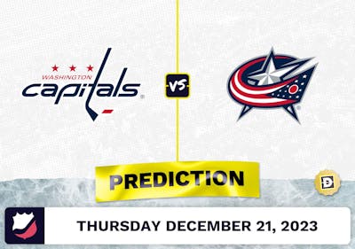 Washington Capitals vs. Columbus Blue Jackets Prediction, Odds, NHL Picks  [12/21/2023]