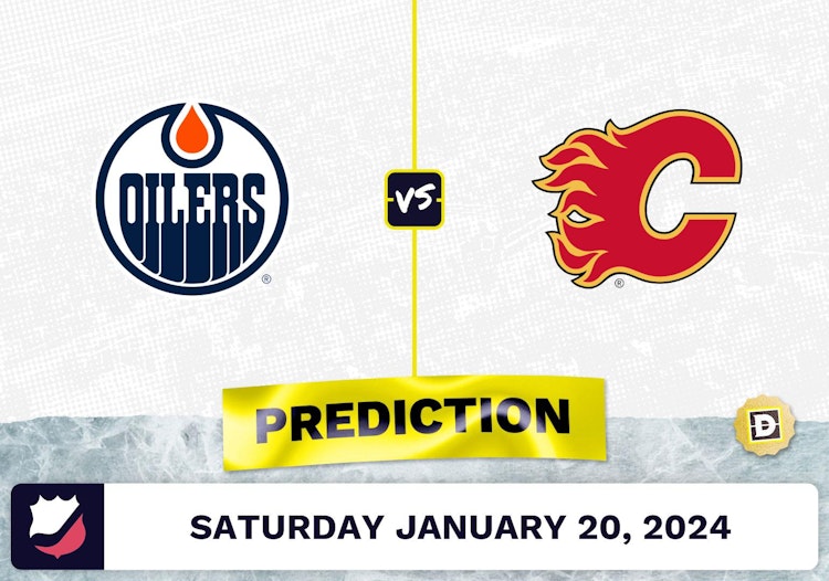 Edmonton Oilers vs. Calgary Flames Prediction, Odds, NHL Picks [1/20/2024]