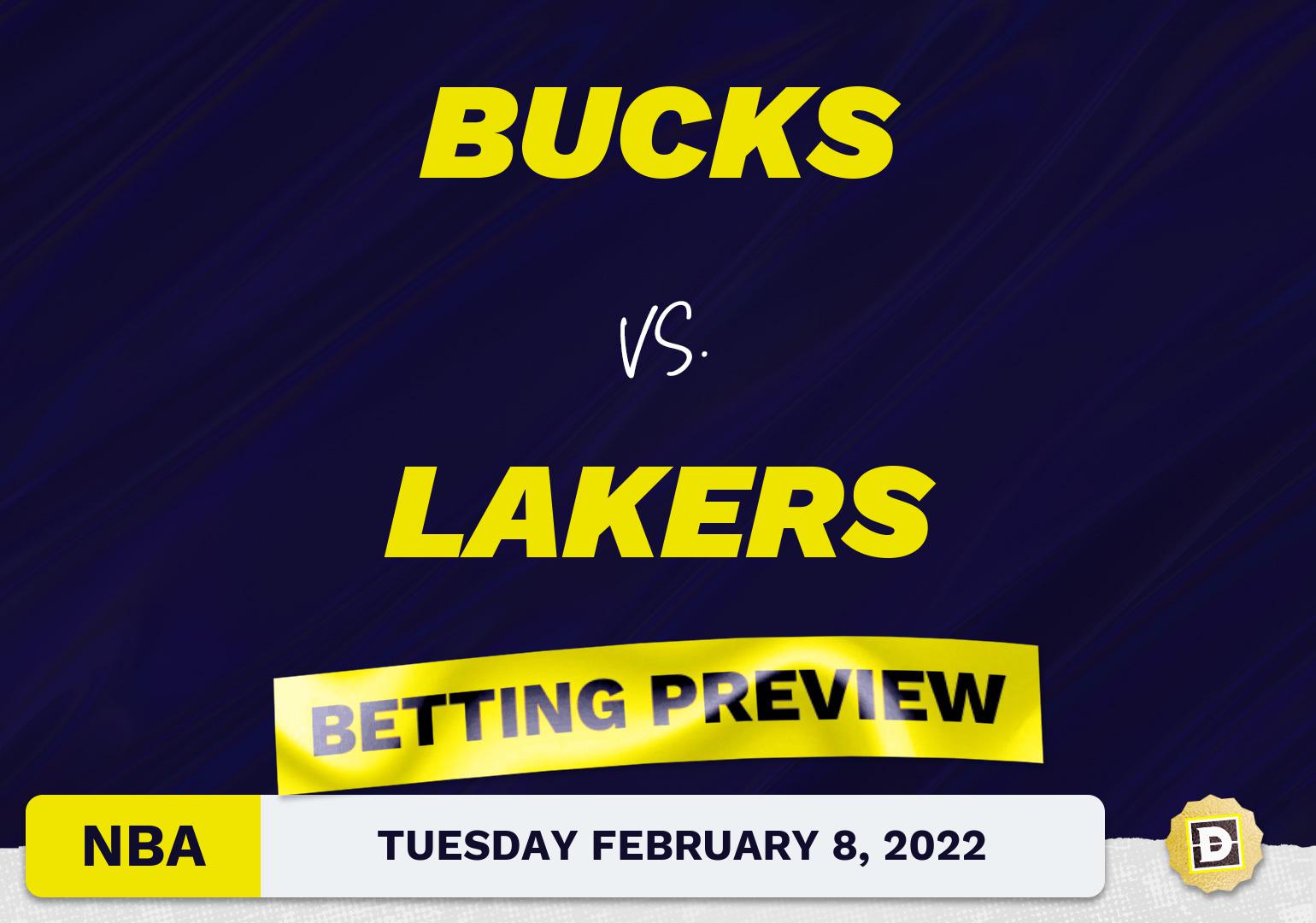 Bucks vs. Lakers Predictions and Odds - Feb 8, 2022