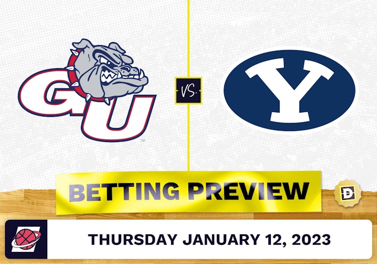 Gonzaga vs. BYU CBB Prediction and Odds - Jan 12, 2023