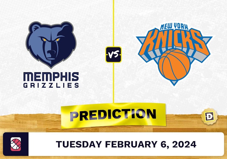 Memphis Grizzlies vs. New York Knicks Prediction, Odds, NBA Picks [2/6/2024]