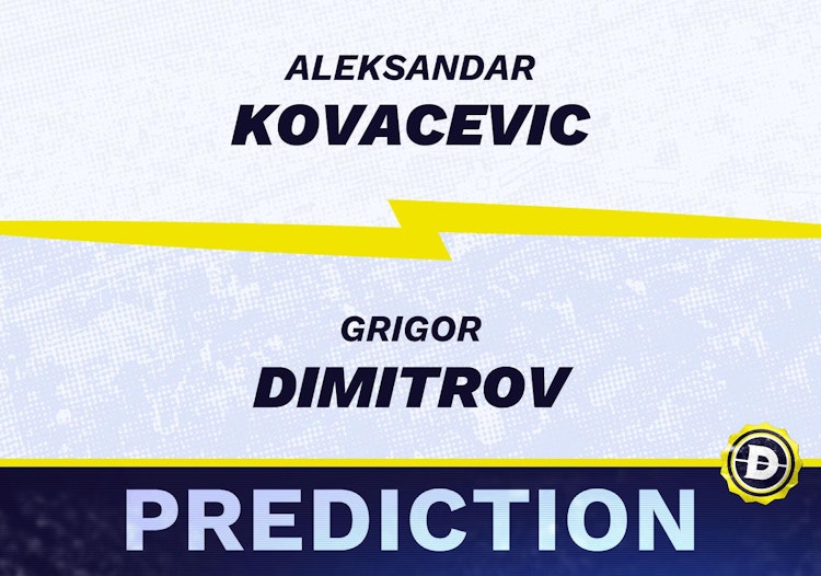 Aleksandar Kovacevic vs. Grigor Dimitrov Prediction, Odds, Picks for French Open 2024