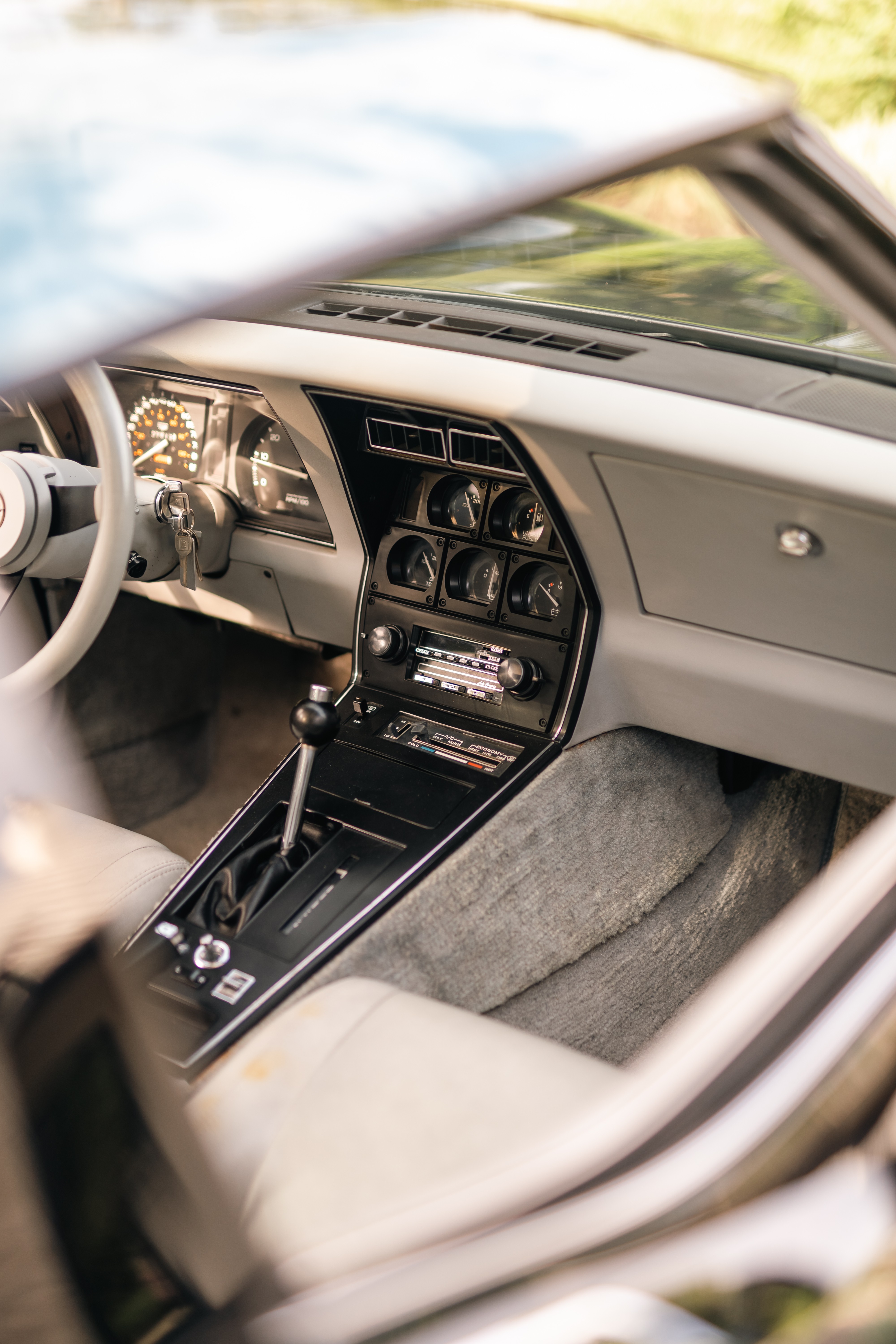 1983 Chevrolet Corvette interior in Dripping Springs, TX.