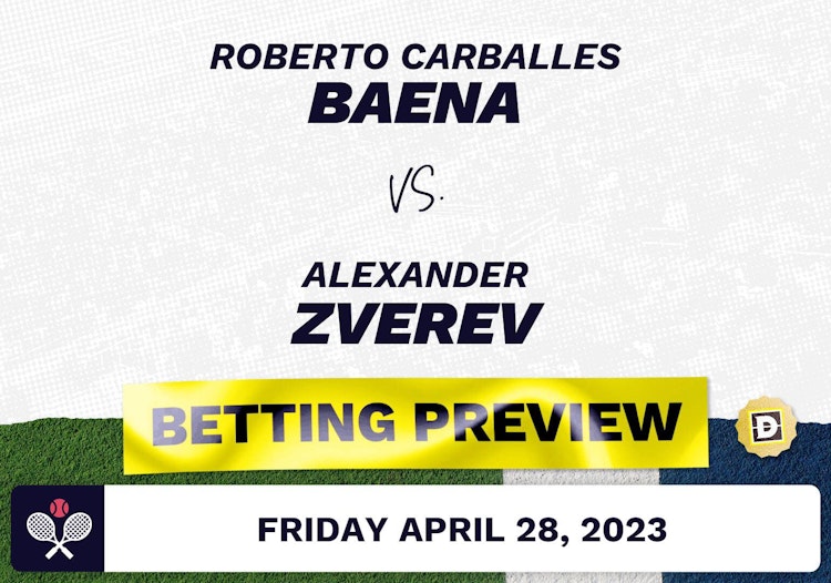 Roberto Carballes Baena vs. Alexander Zverev Predictions - Apr 28, 2023