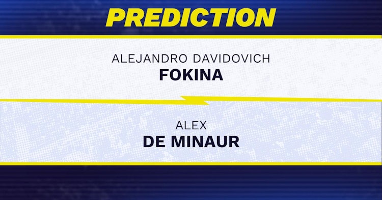 Alejandro Davidovich Fokina vs Alex de Minaur Tennis Prediction.