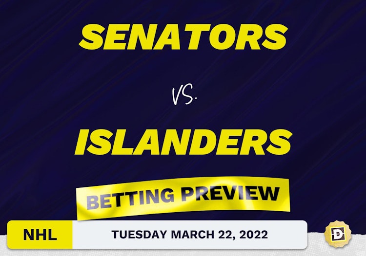 Senators vs. Islanders Predictions and Odds - Mar 22, 2022