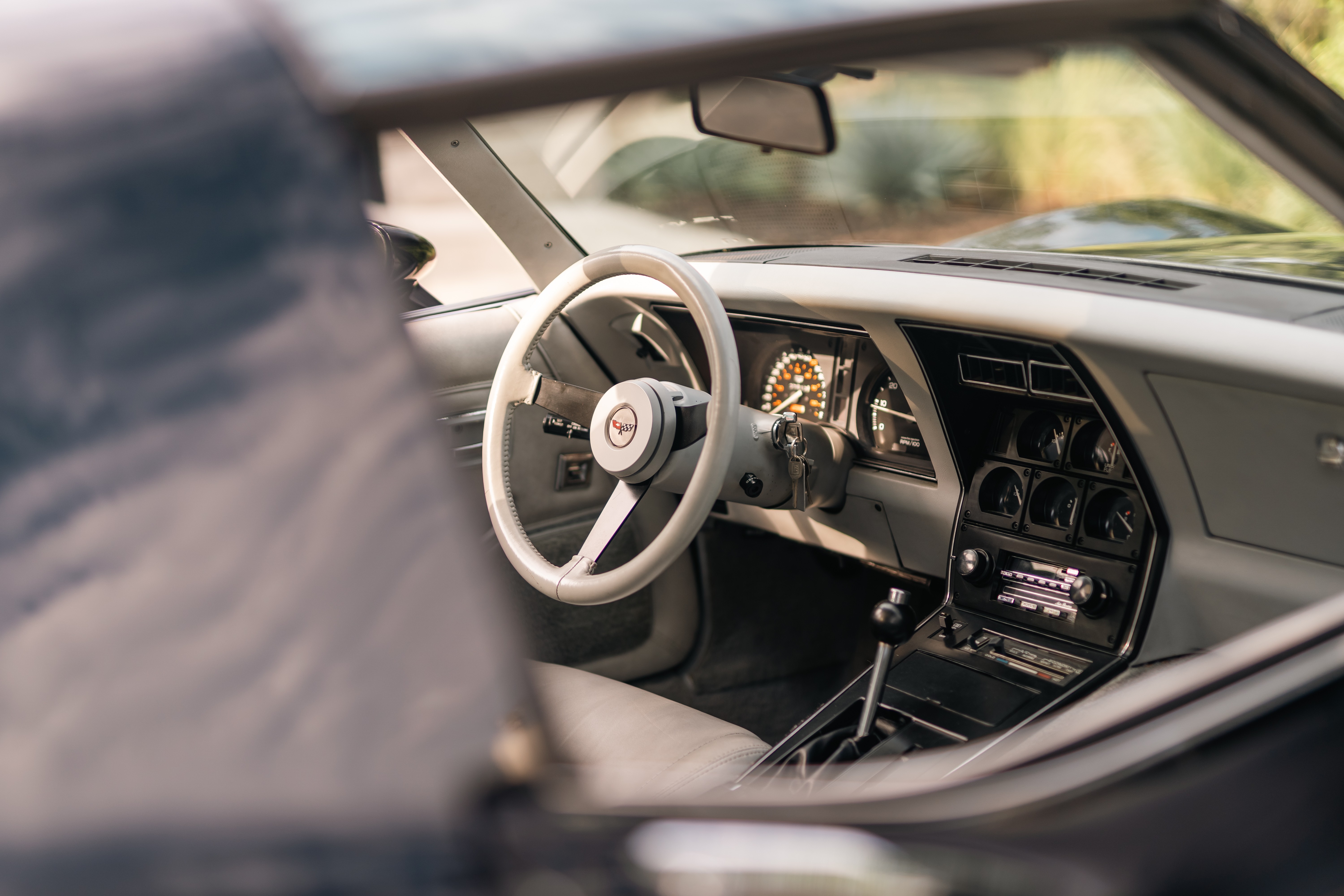 1983 Chevrolet Corvette interior in Dripping Springs, TX.