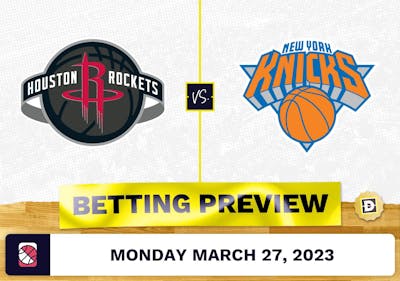 Rockets vs. Knicks Prediction and Odds - Mar 27, 2023