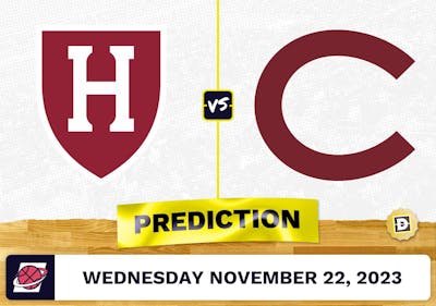 Harvard vs. Colgate Basketball Prediction - November 22, 2023