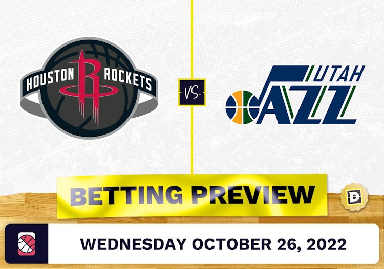 Rockets vs. Jazz Prediction and Odds - Oct 26, 2022