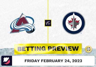 Avalanche vs. Jets Prediction and Odds - Feb 24, 2023