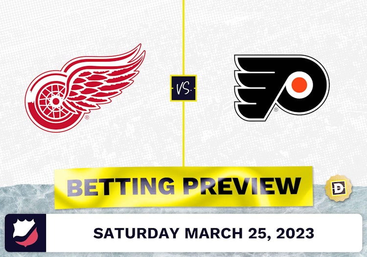 Red Wings vs. Flyers Prediction and Odds - Mar 25, 2023
