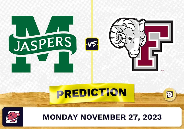 Manhattan vs. Fordham Basketball Prediction - November 27, 2023