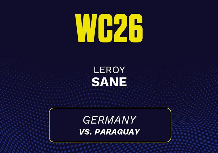 Leroy Sane projected stats for Tuesday, June 30, 2026.