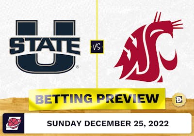 Utah State vs. Washington State CBB Prediction and Odds - Dec 25, 2022