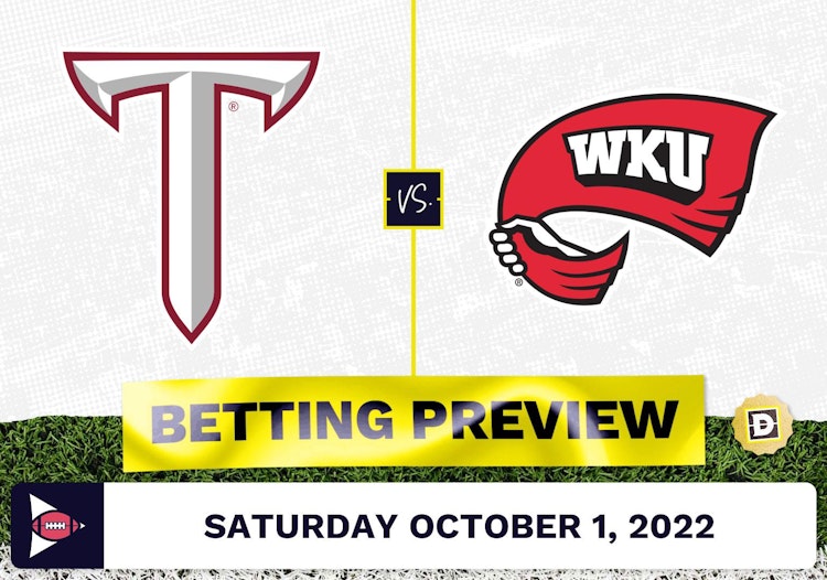 Troy State vs. Western Kentucky CFB Prediction and Odds - Oct 1, 2022