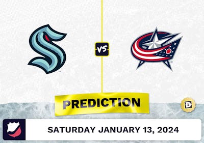 Seattle Kraken vs. Columbus Blue Jackets Prediction, Odds, NHL Picks [1/13/2024]