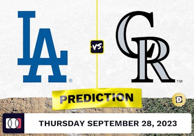 Dodgers vs. Rockies Prediction for MLB Thursday [9/28/2023]